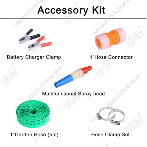 Accessory Kit for DC Sump Pump