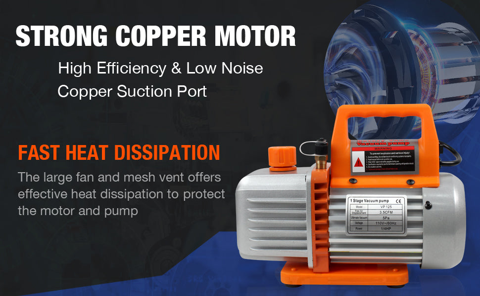 BACOENG Rotary Vane Vacuum Pump