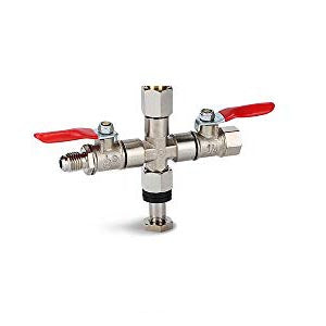 Vacuum Chamber Gauge and Valve Set