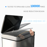 Touchless Automatic Motion Sensor Rectangular Trash Can