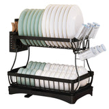 2 Tier Stainless Steel Dish Drainer