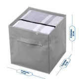 6 Pack Foldable Storage Cube  (Gray、Black、Beige)