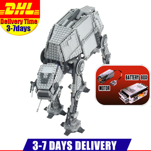 1137PCS LEPIN 05050 Star Wars Motorized Walking AT-AT Model Building Kit Set Blocks Bricks Toy Clone 10178