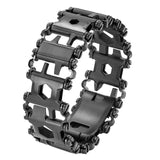 Stainless Steel Outdoor 29 Kinds of Multi-functional Tool Bracelet. Portable Multi Tools for Camping Hiking